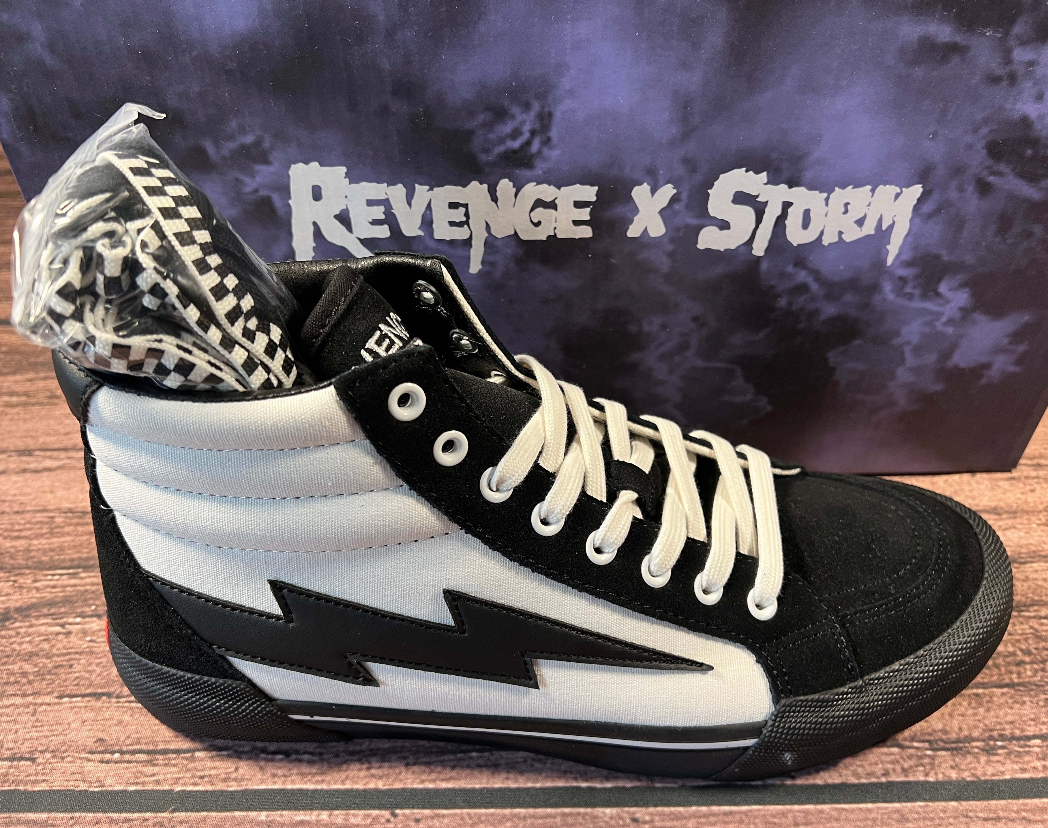 Revenge X Storm Vol.2 High Top White / Black – Luxury Thrift